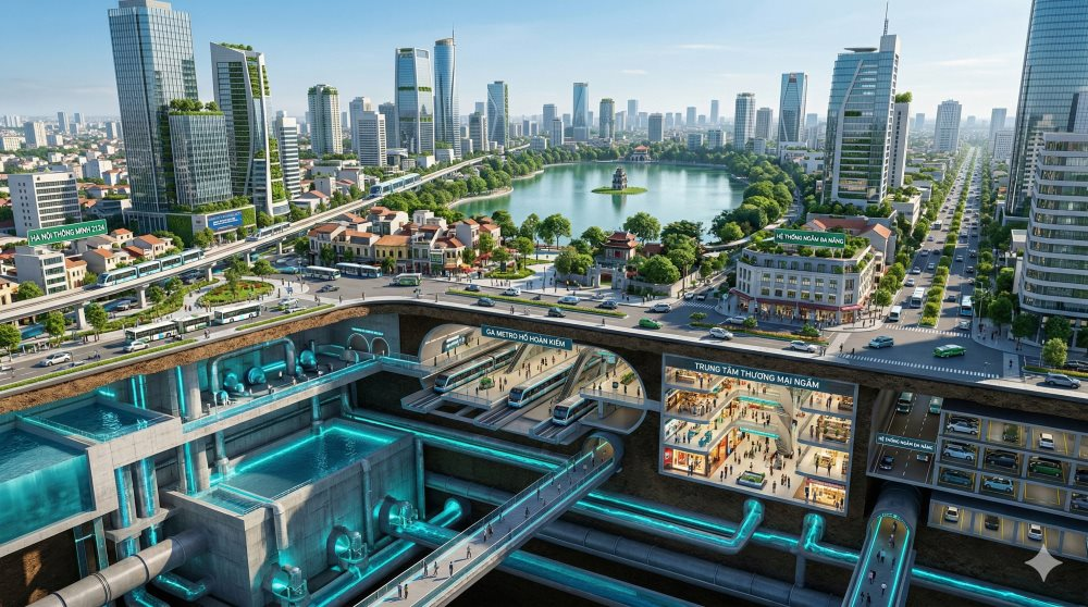 Việt Nam dự kiến xây một công trình dưới lòng đất lớn nhất thế giới, phá kỷ lục của Nhật Bản- Ảnh 2. Việt Nam dự kiến xây một công trình dưới lòng đất lớn nhất thế giới, phá kỷ lục của Nhật Bản- Ảnh 2.
